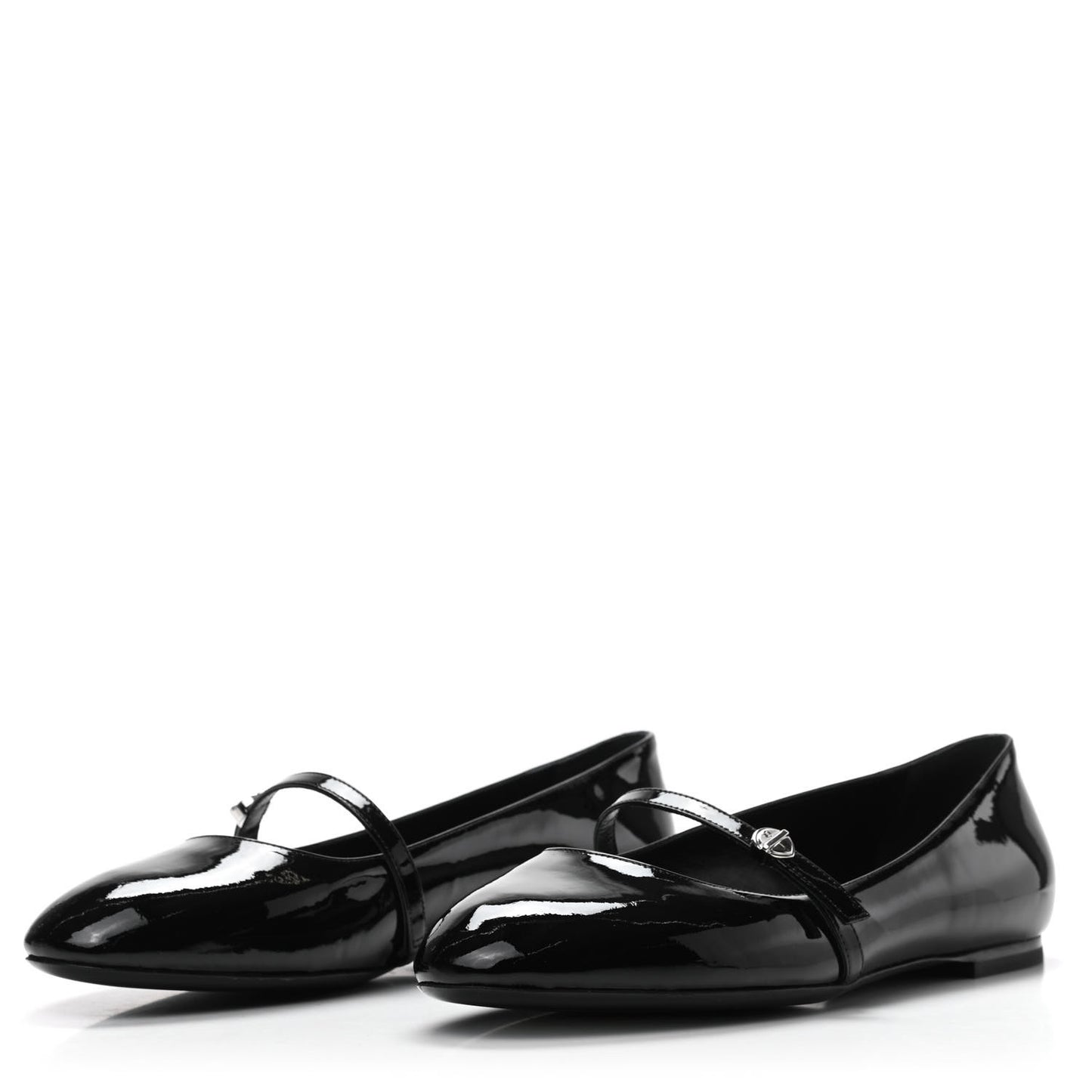 Patent Uniformes Ballerina Flat 38.5 Black
