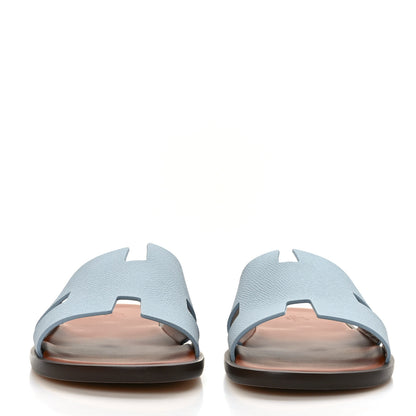 Hermes Epsom Mens Izmir Sandals 44 Vert D'eau Naturel 2 of 8