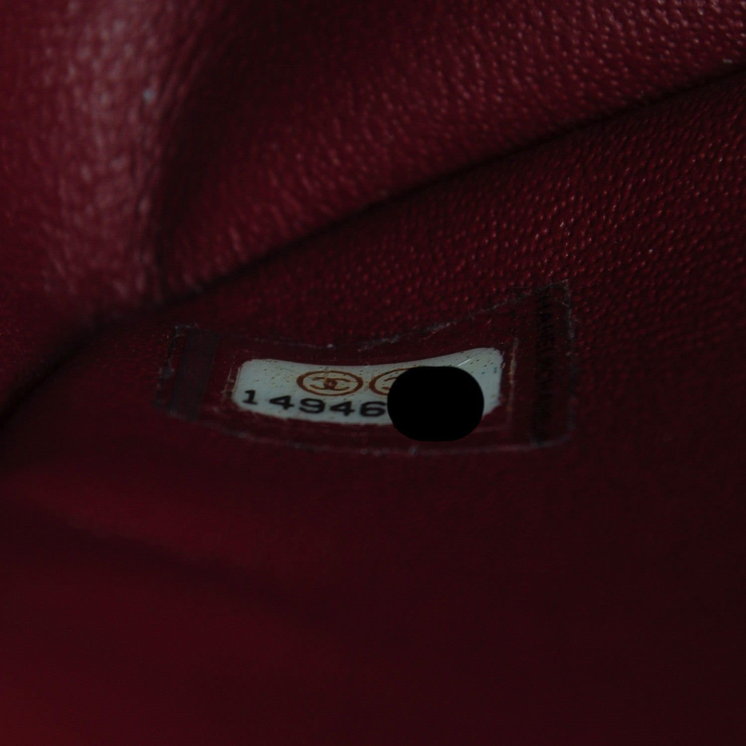 Chanel Caviar Quilted Jumbo Double Flap Dark Red 8 of 9