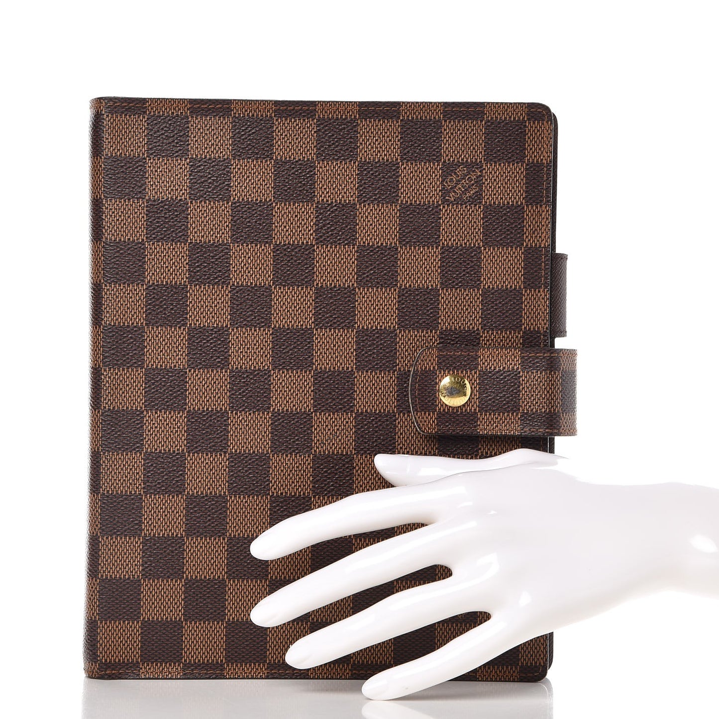 Damier Ebene Large Ring Agenda Cover