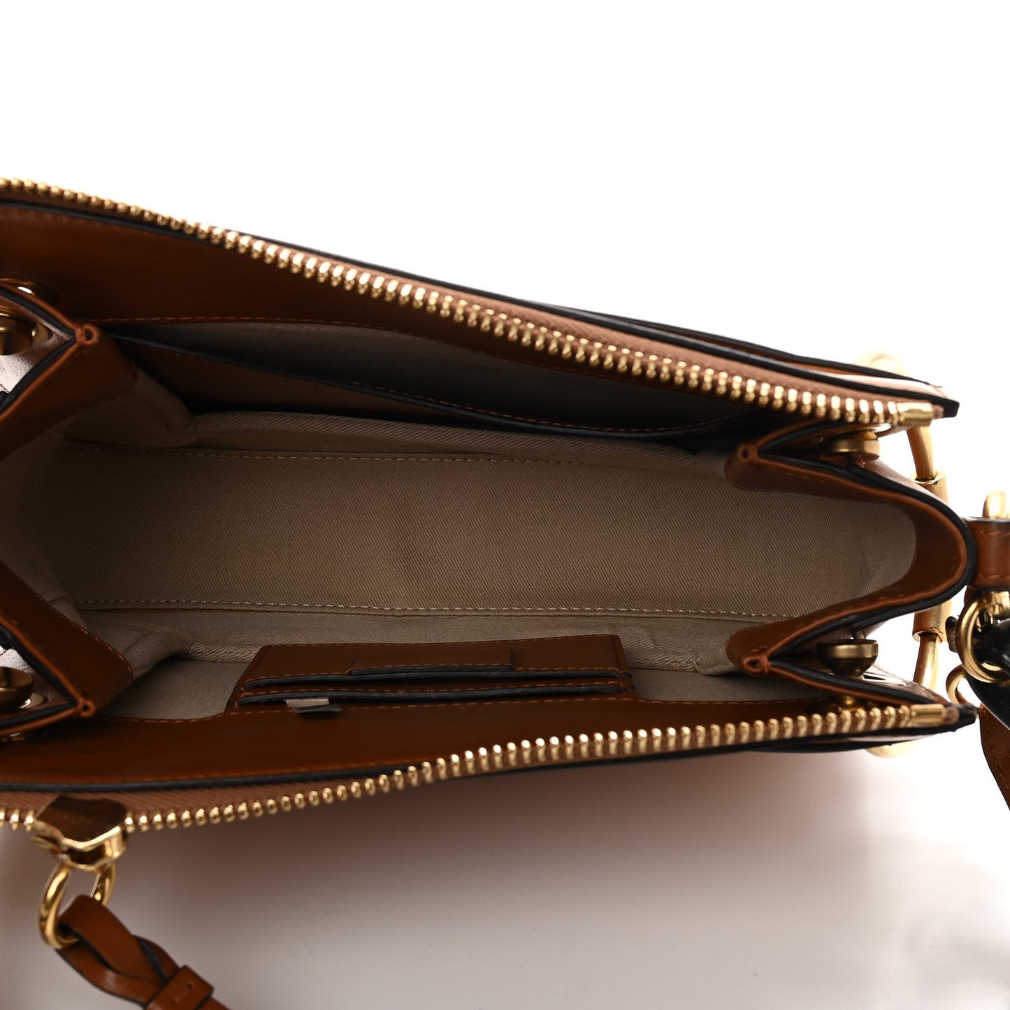 Patent Small Roy Bag Caramel