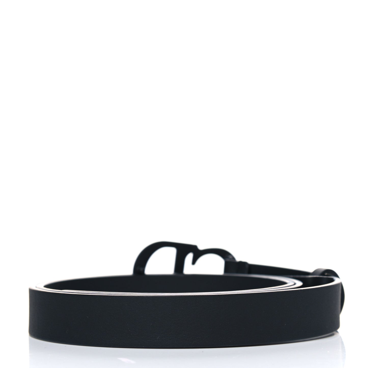 Ultra Matte Calfskin 35mm Montaigne Belt 85 Black