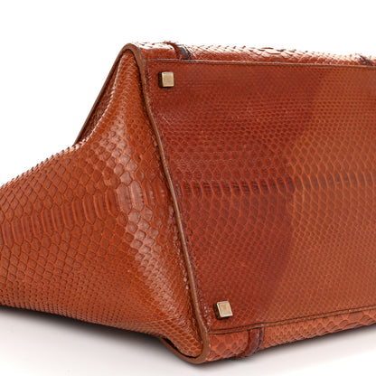 Celine Snakeskin Medium Phantom Luggage Chestnut 8 of 13