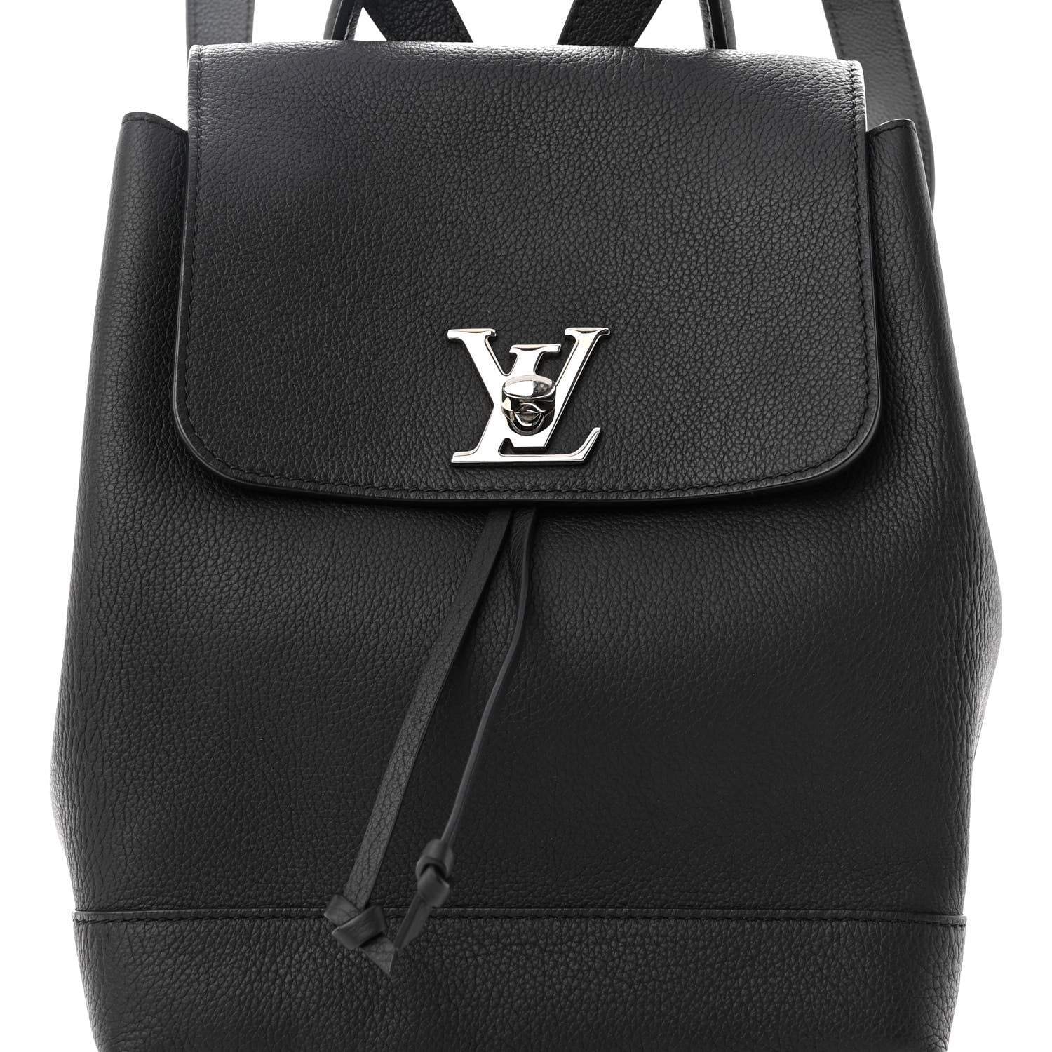 Louis Vuitton Calfskin Lockme Backpack Black 7 of 12