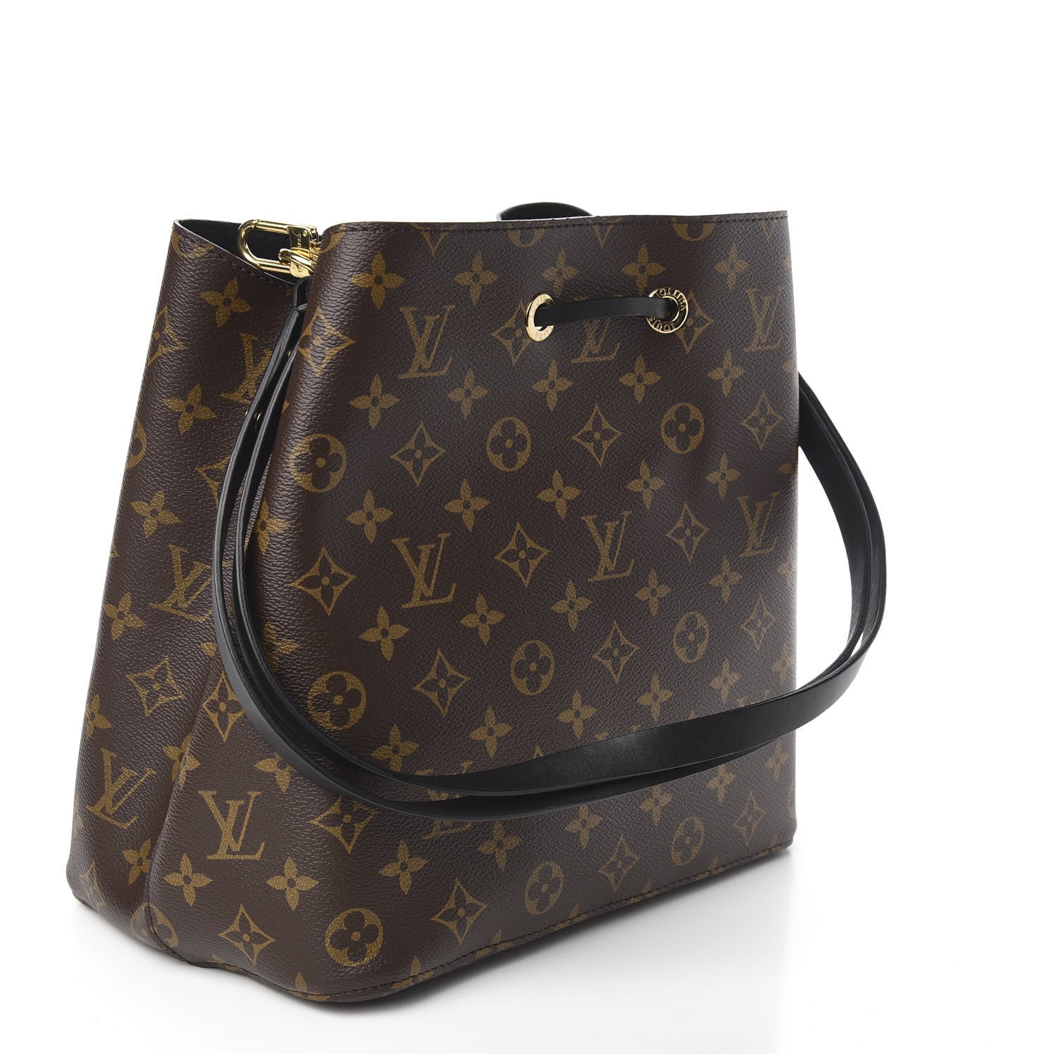 Louis Vuitton Monogram Neonoe MM Black 3 of 9