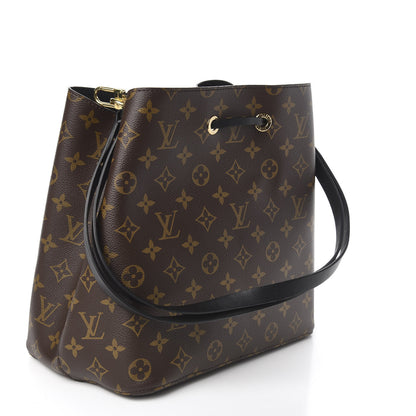 Louis Vuitton Monogram Neonoe MM Black 3 of 9