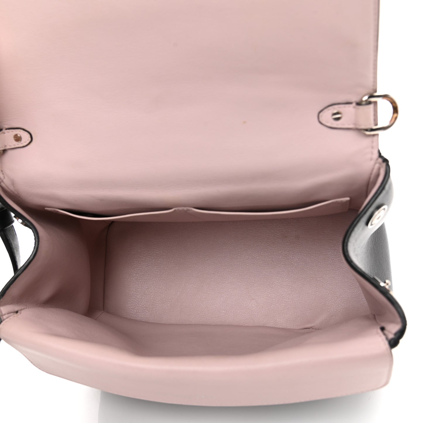 Smooth Calfskin Be Dior Flap Black