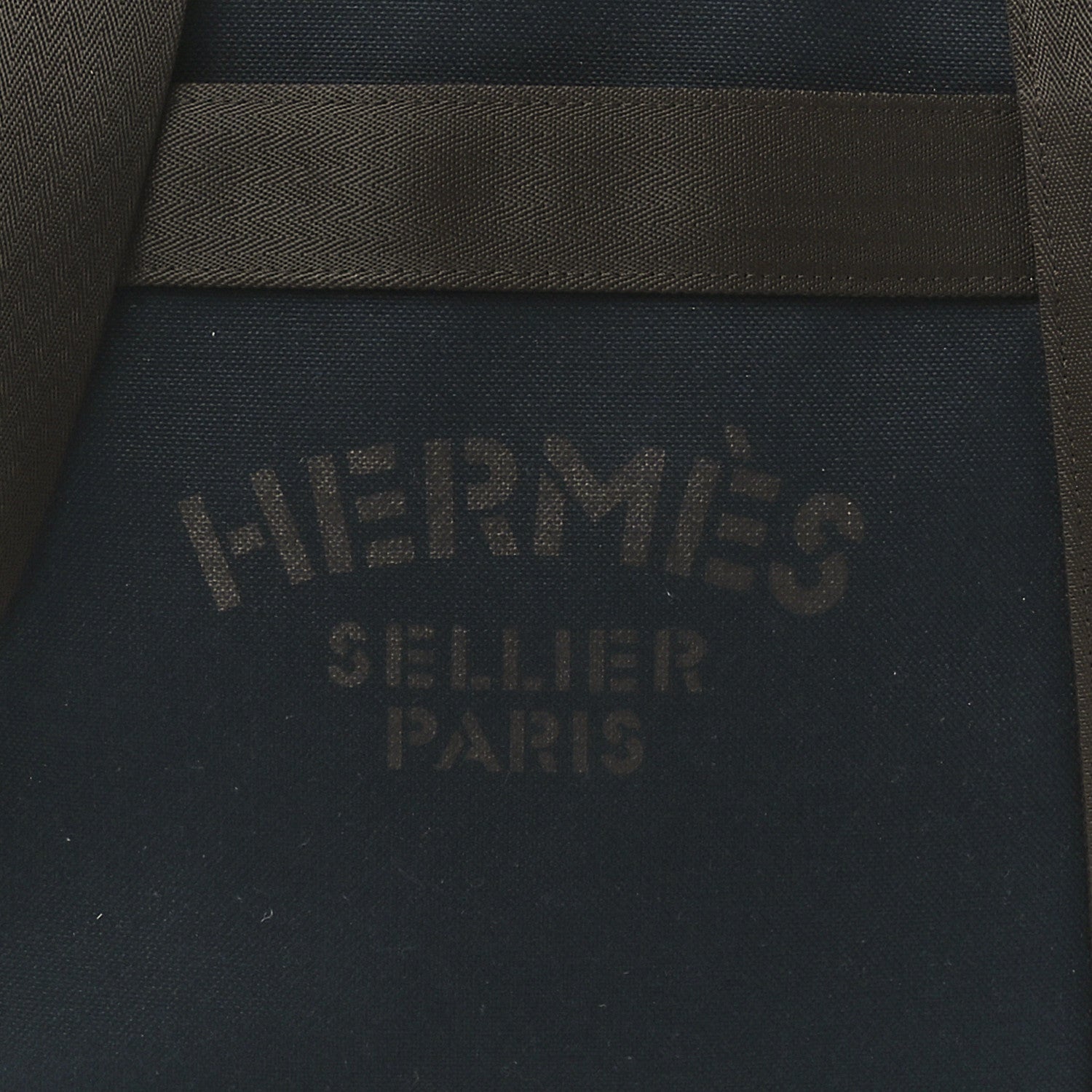 Hermes Toile Sac De Pansage Groom Bleu Navy Feu 11 of 14