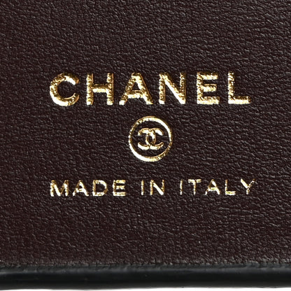 Chanel Caviar Quilted Pearl Crush iPhone 16 Pro Case With Chain Black 5 of 7