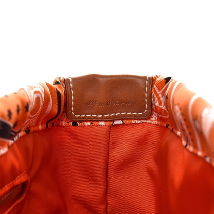 Hermes Barenia Silk Eperons d'Or Fourbi 25 MM Pouch Orange Fauve 7 of 8