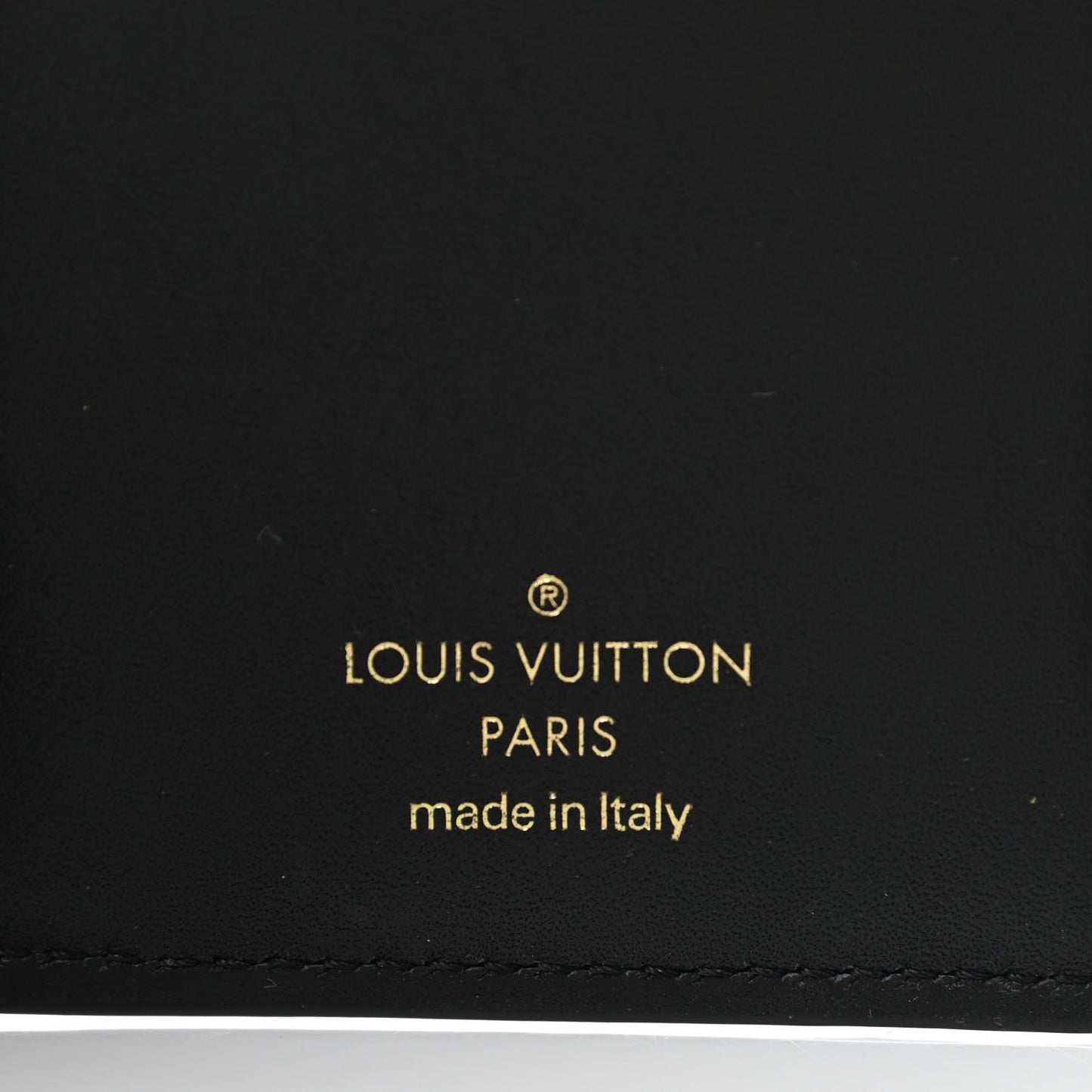 Calfskin New Wave Compact Wallet Black