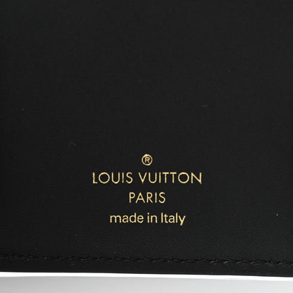Louis Vuitton Calfskin New Wave Compact Wallet Black 6 of 7