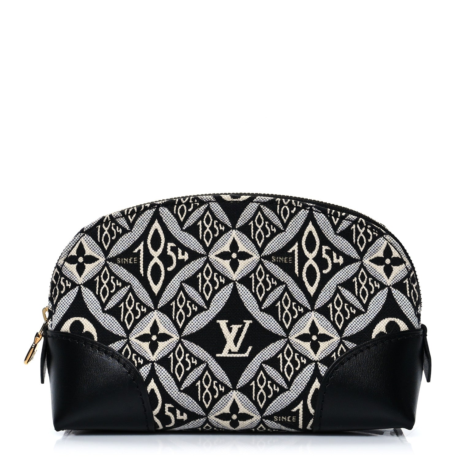 Louis Vuitton Jacquard Since 1854 Cosmetic Pouch PM Grey 1 of 9