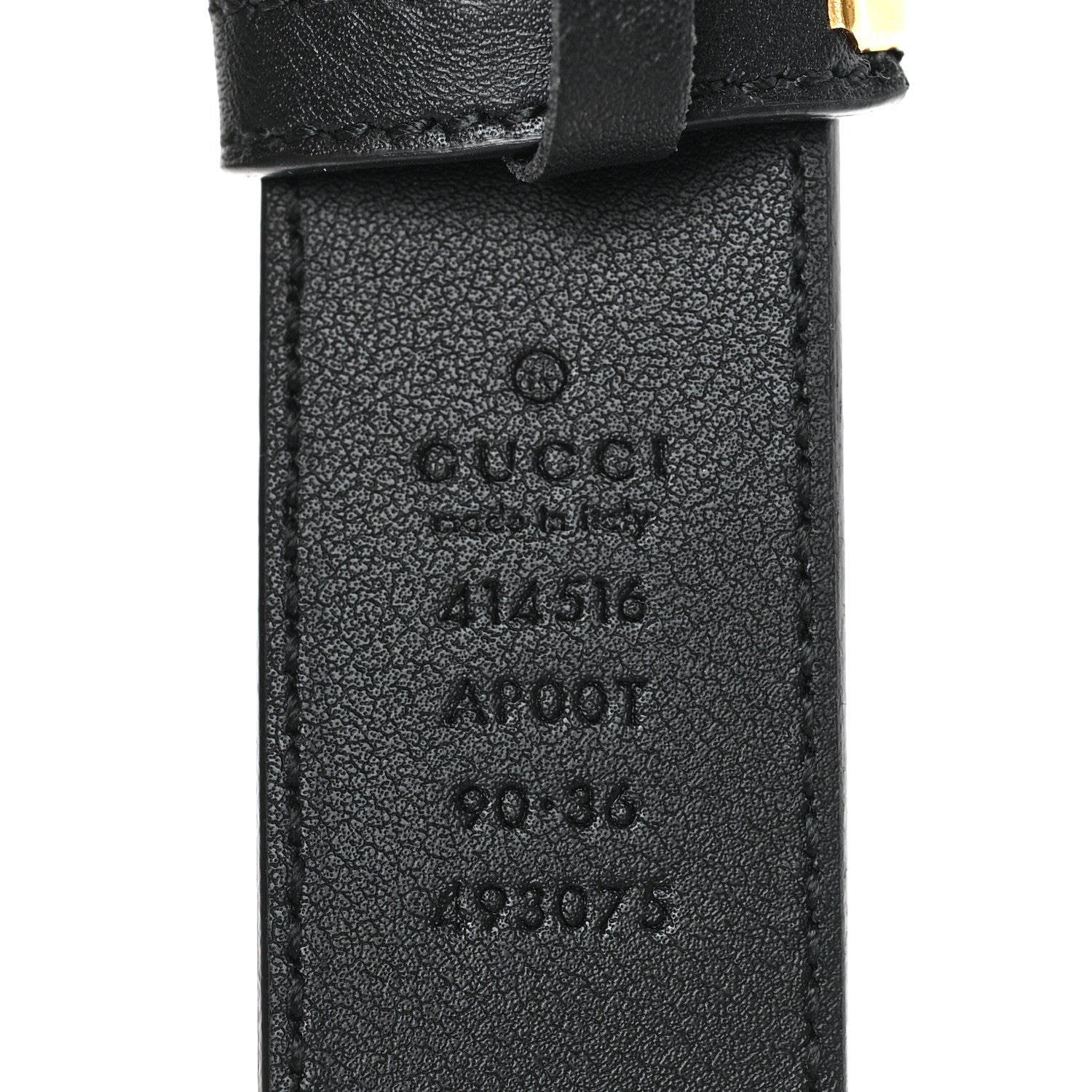 Gucci Moon Calfskin Double G 30mm Belt 90 36 Black 3 of 4