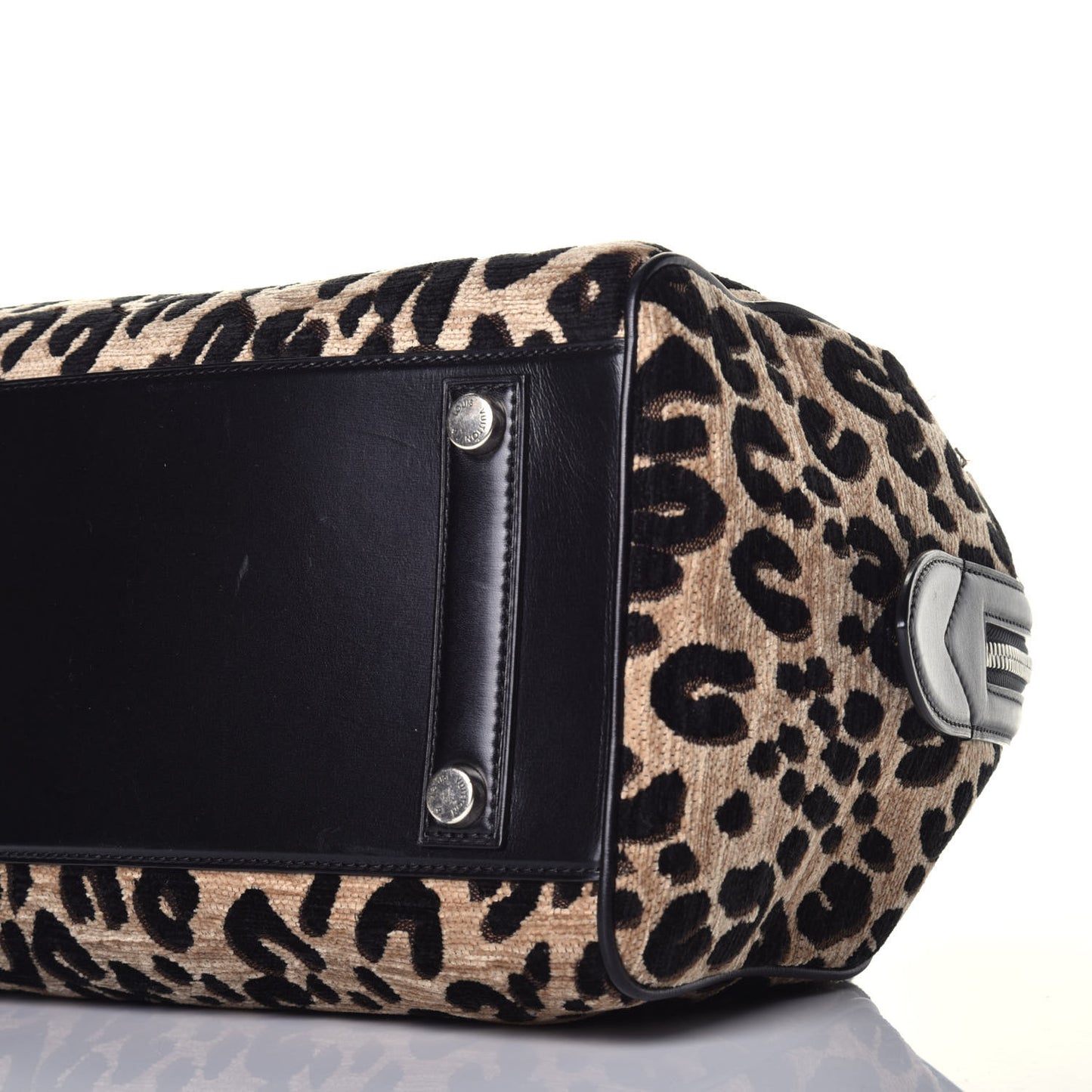Jacquard Velvet Leopard Print Stephen Sprouse Speedy