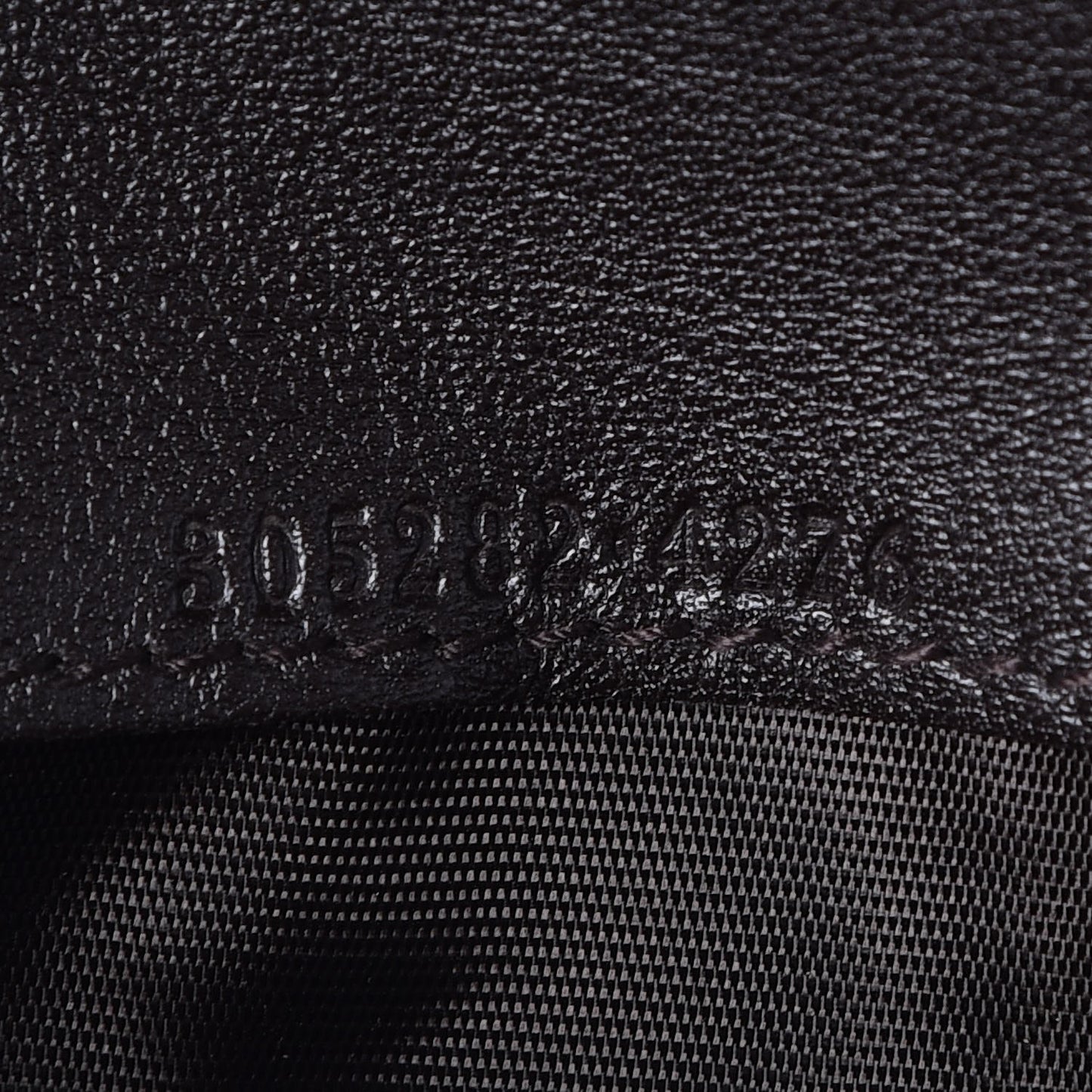 Guccissima Continental Wallet Dark Brown