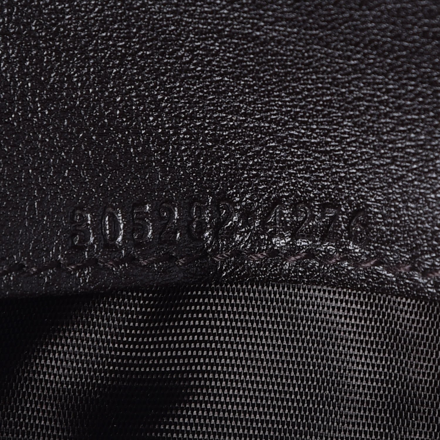 Gucci Guccissima Continental Wallet Dark Brown 8 of 9