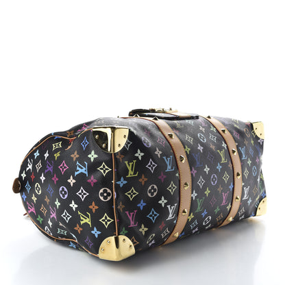 Louis Vuitton Monogram Multicolor Keepall 45 Black 3 of 9