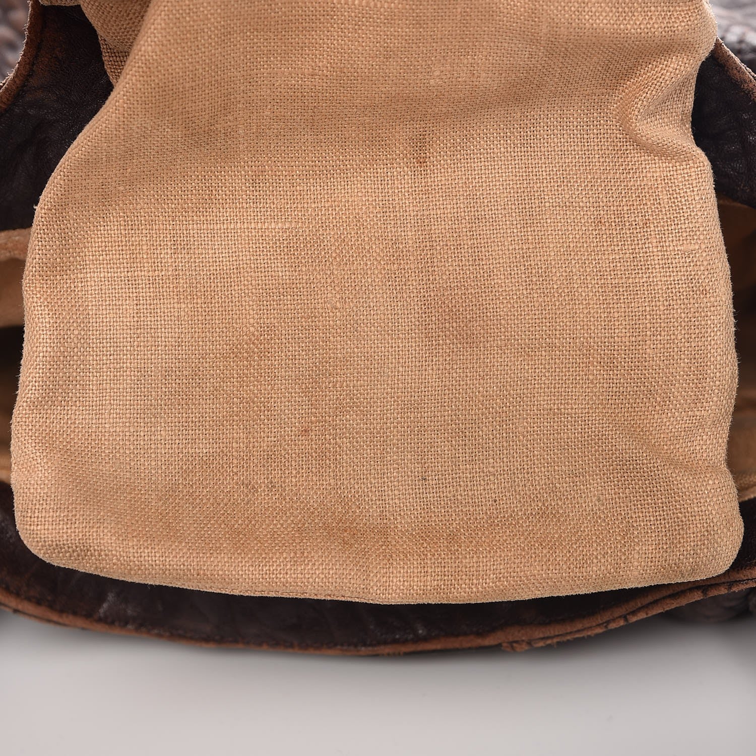Fendi Zucca Nappa Nuvolata Vitello Tortuga Spy Tobacco Moro 14 of 17