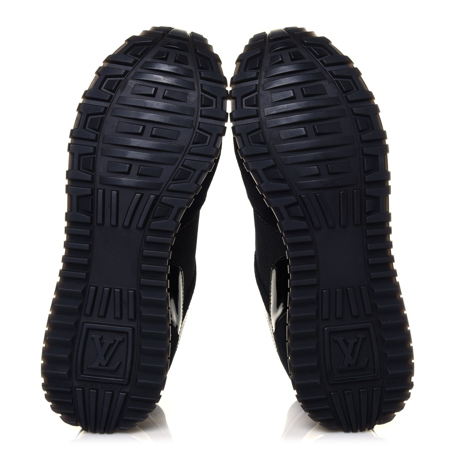 Louis Vuitton Suede Monogram Run Away Sneakers 36 Black 5 of 9