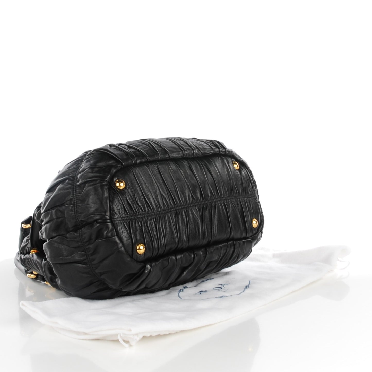 Nappa Gaufre Tote Nero Black