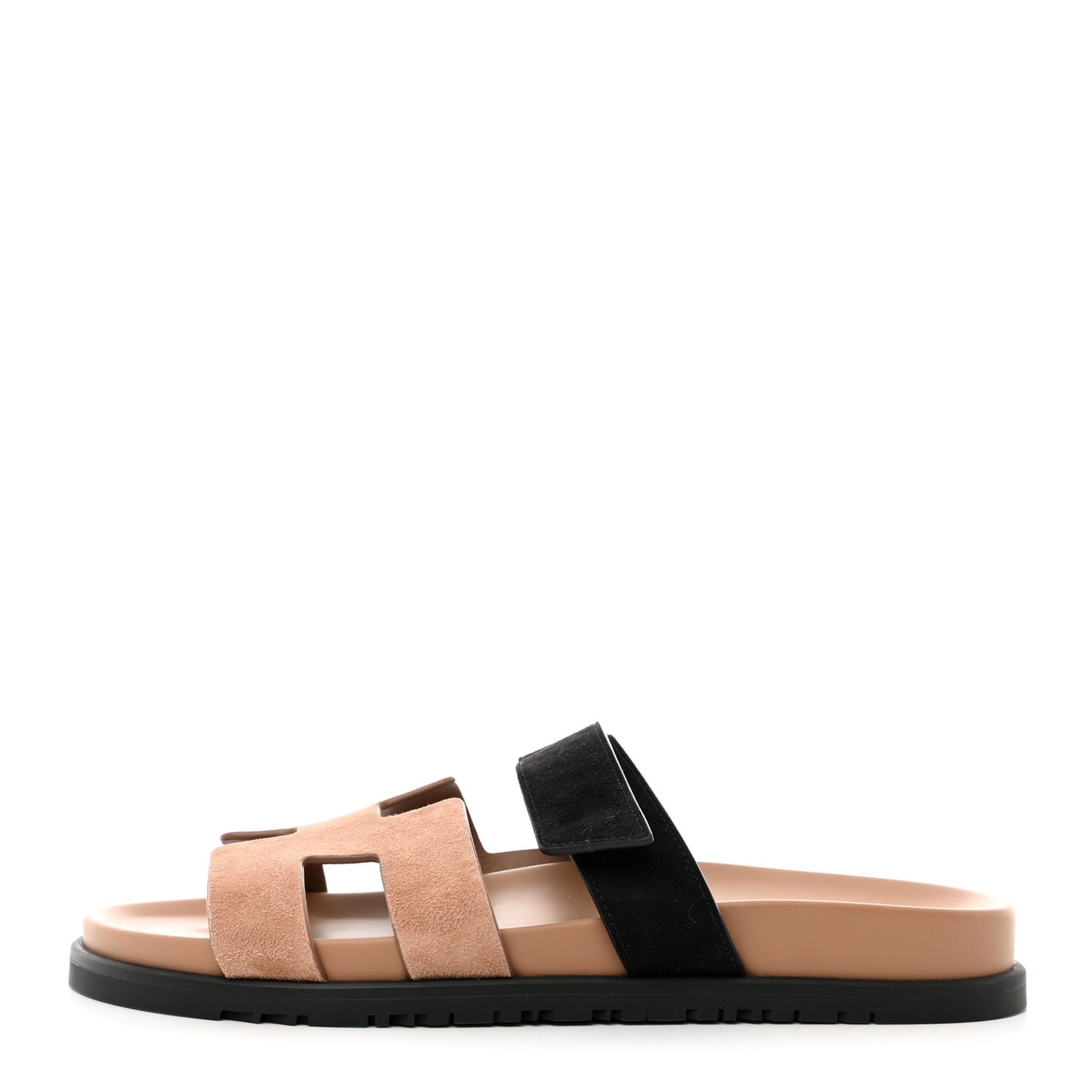 Suede Goatskin Womens Chypre Sandals 41 Rose Perle Black