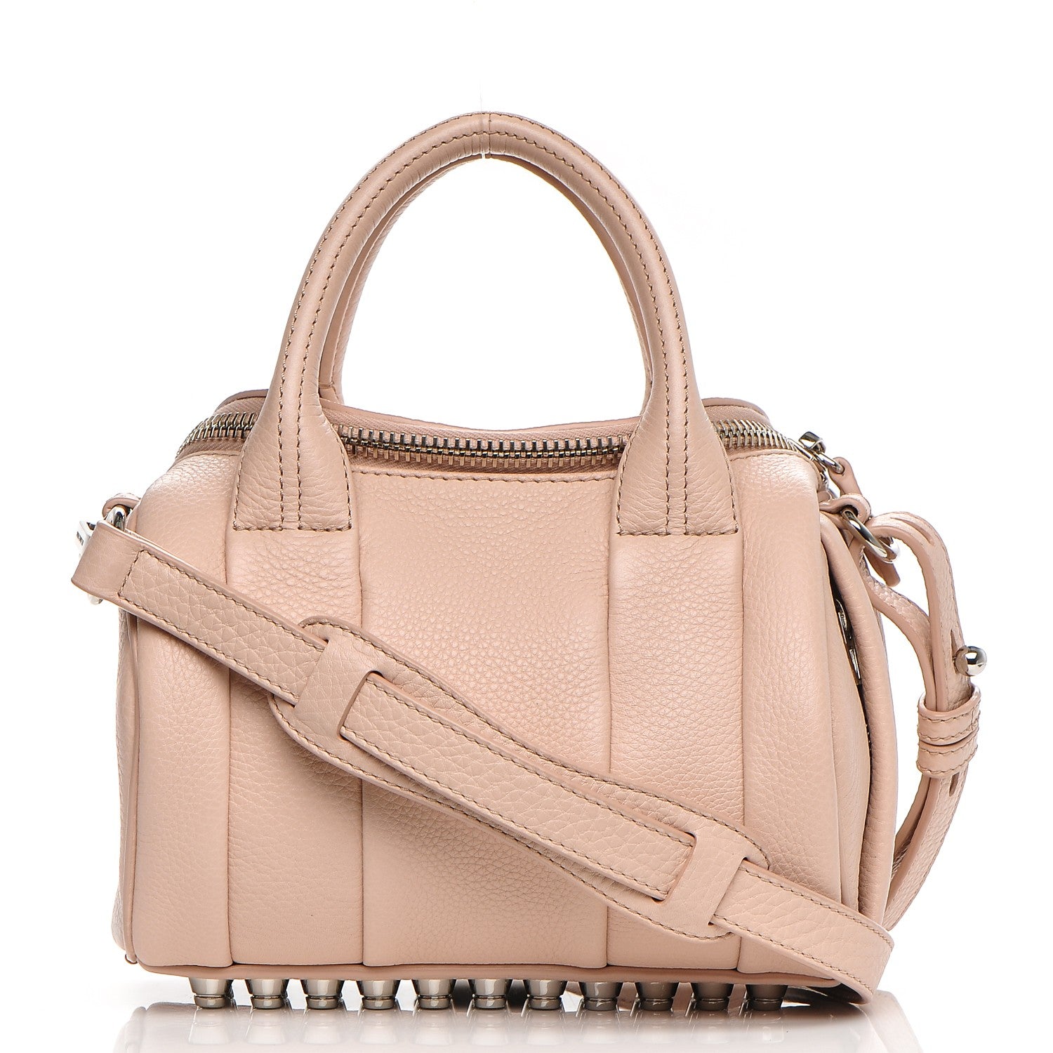 Alexander Wang Pebbled Lambskin Mini Rockie Pale Pink Rhodium Hardware 1 of 7