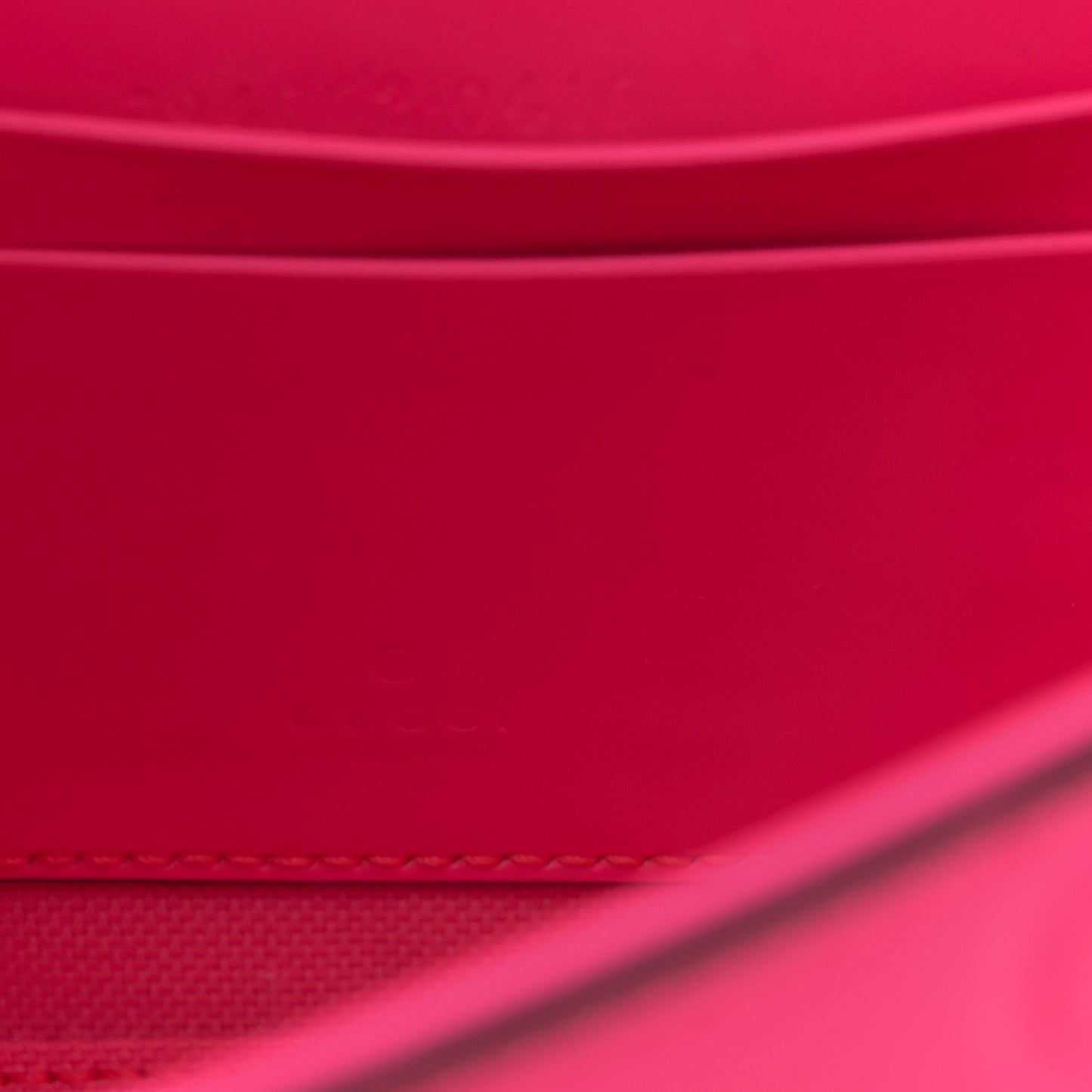 Calfskin GG Rubber Effect Super Mini Bag  Pink
