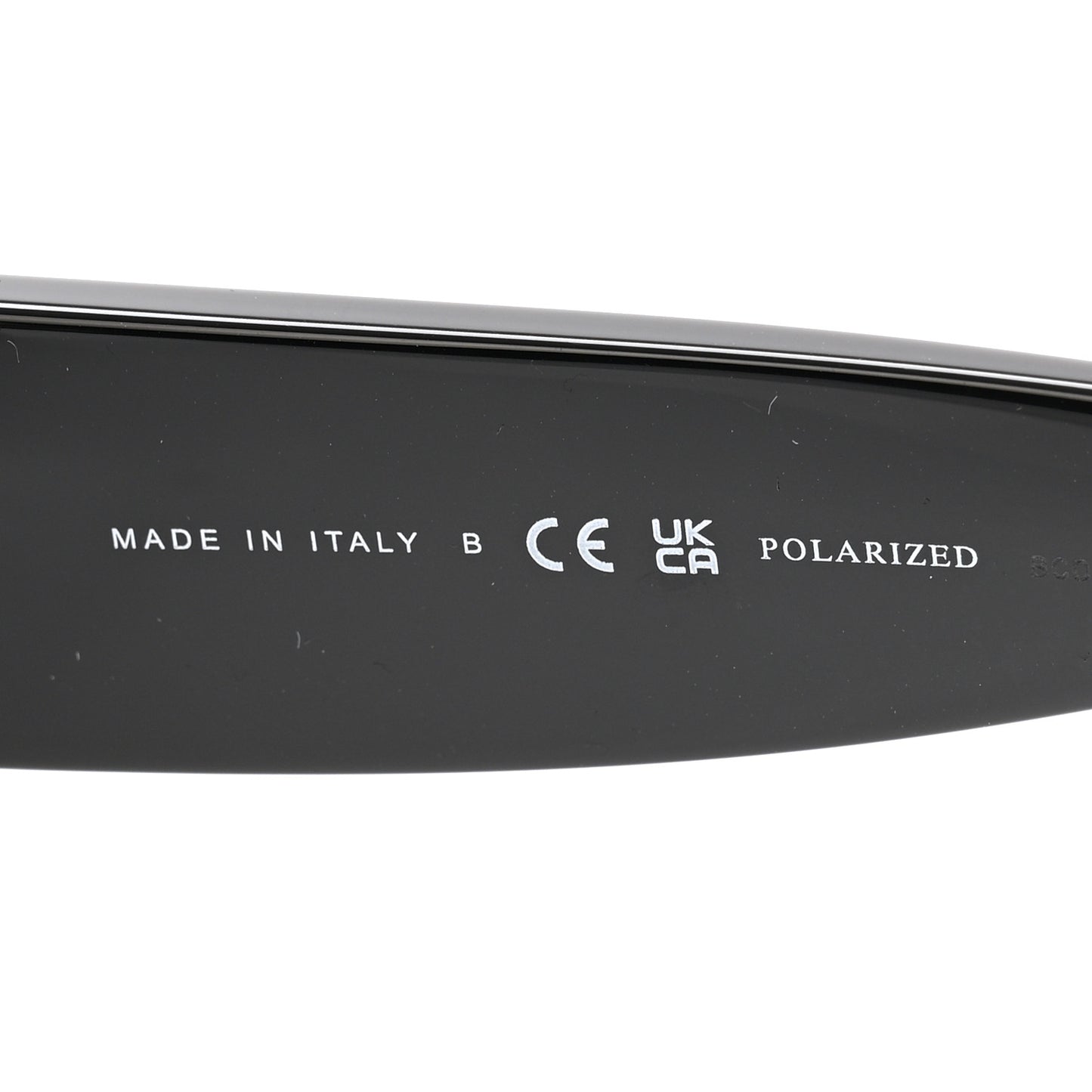 Acetate Polarized Square Sunglasses 5506 Black