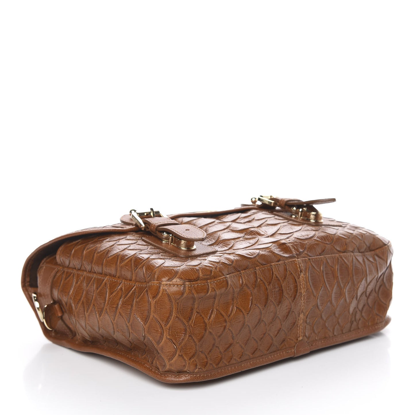 Silky Snake Trout Messenger Bag Oak