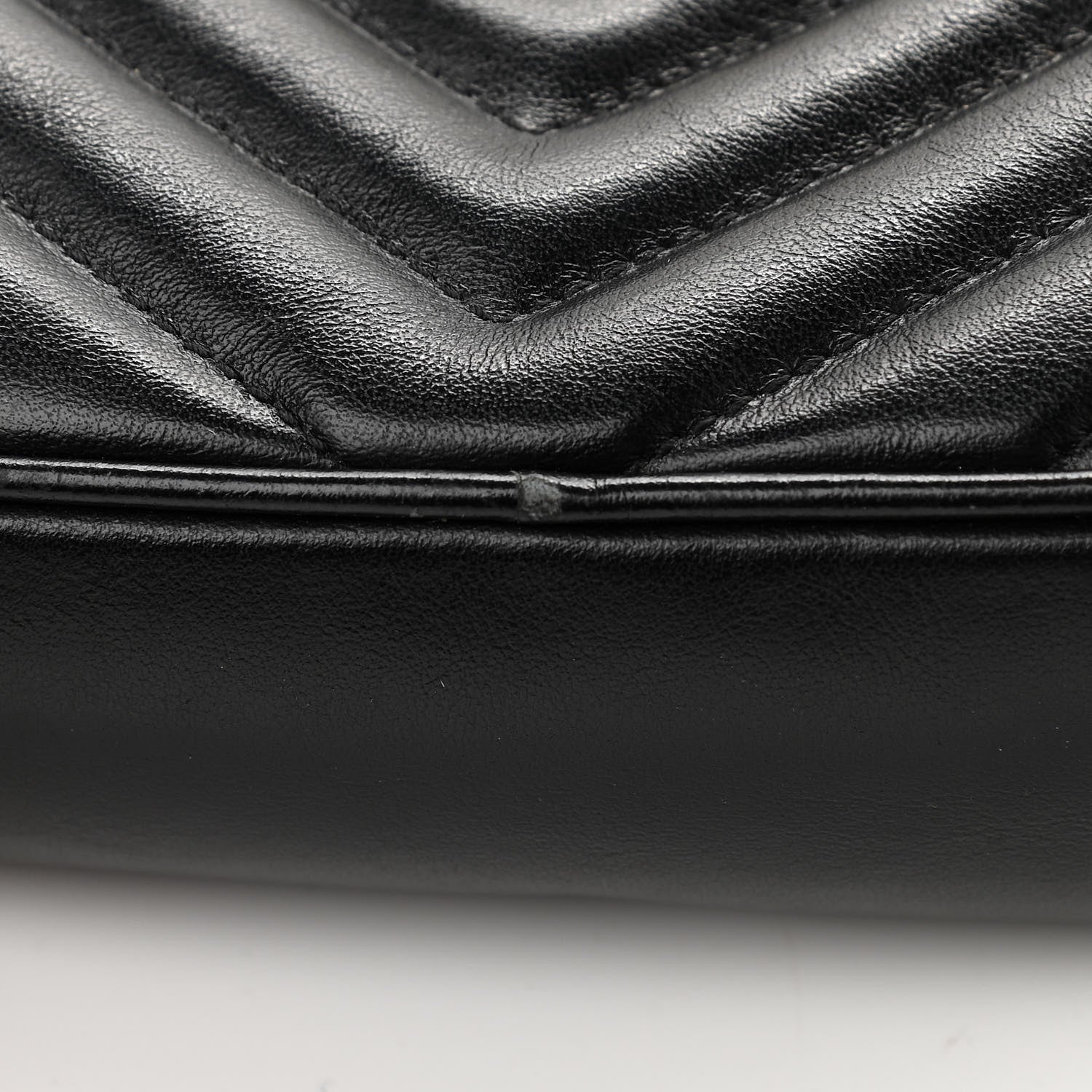 Saint Laurent Calfskin Matelasse Monogram Lou Camera Bag Black 12 of 21