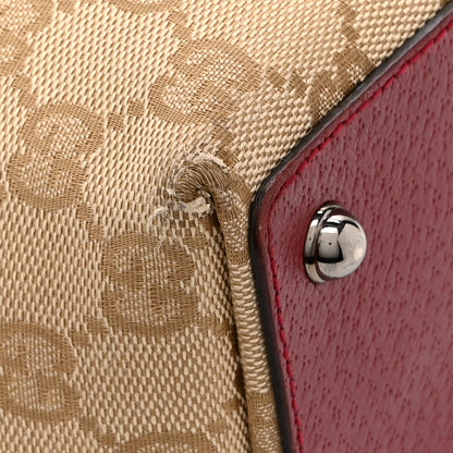 Gucci Monogram Small Eclipse Tote Red 11 of 14