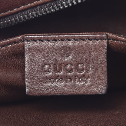 Gucci Python Large Flap Clutch Brown 7 of 8