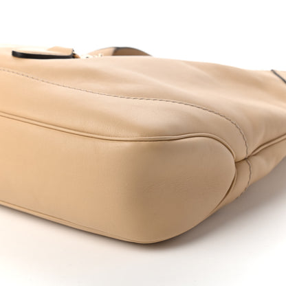 Gucci Calfskin Medium New Jackie Shoulder Bag Beige 7 of 10