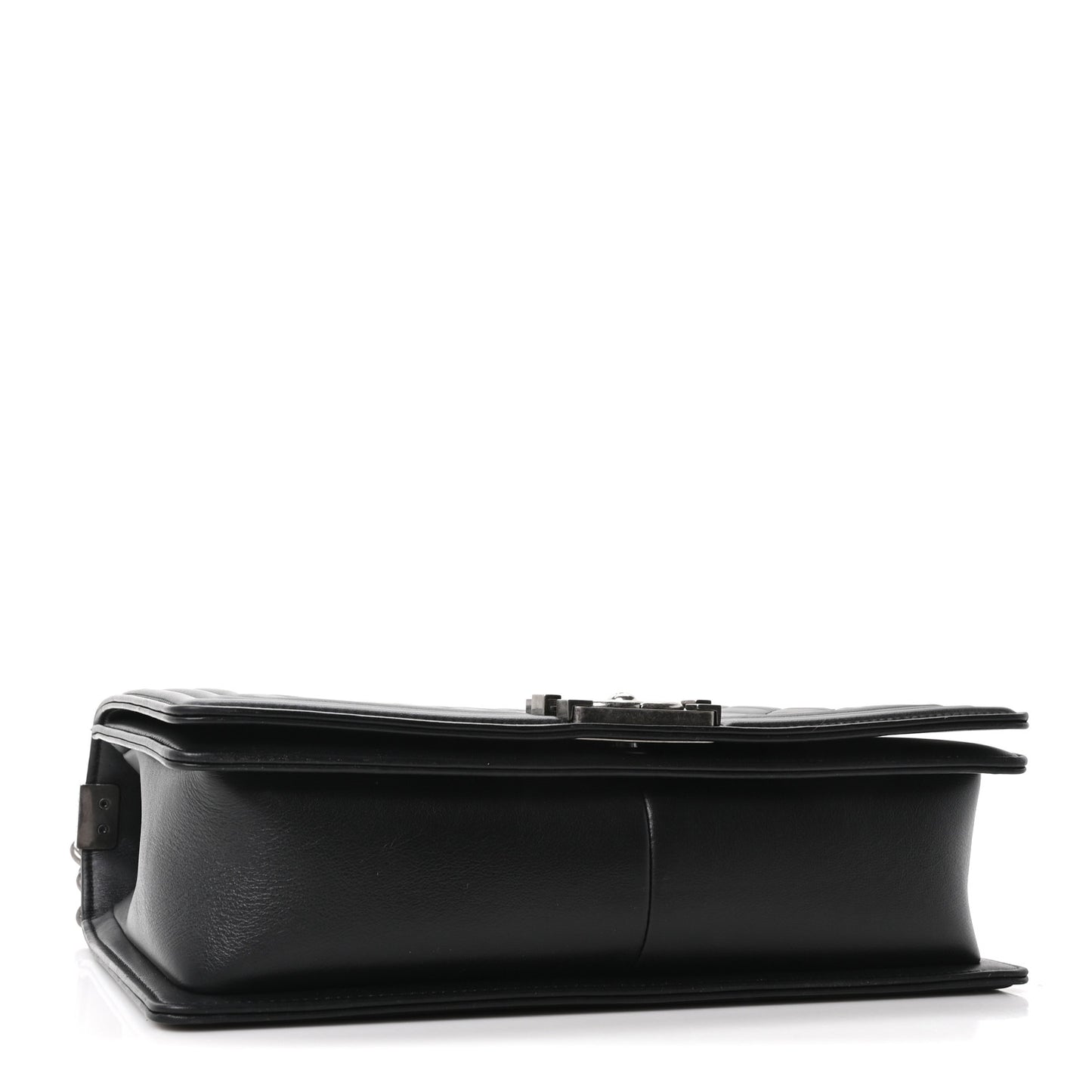 Calfskin Quilted New Medium Boy Flap Black