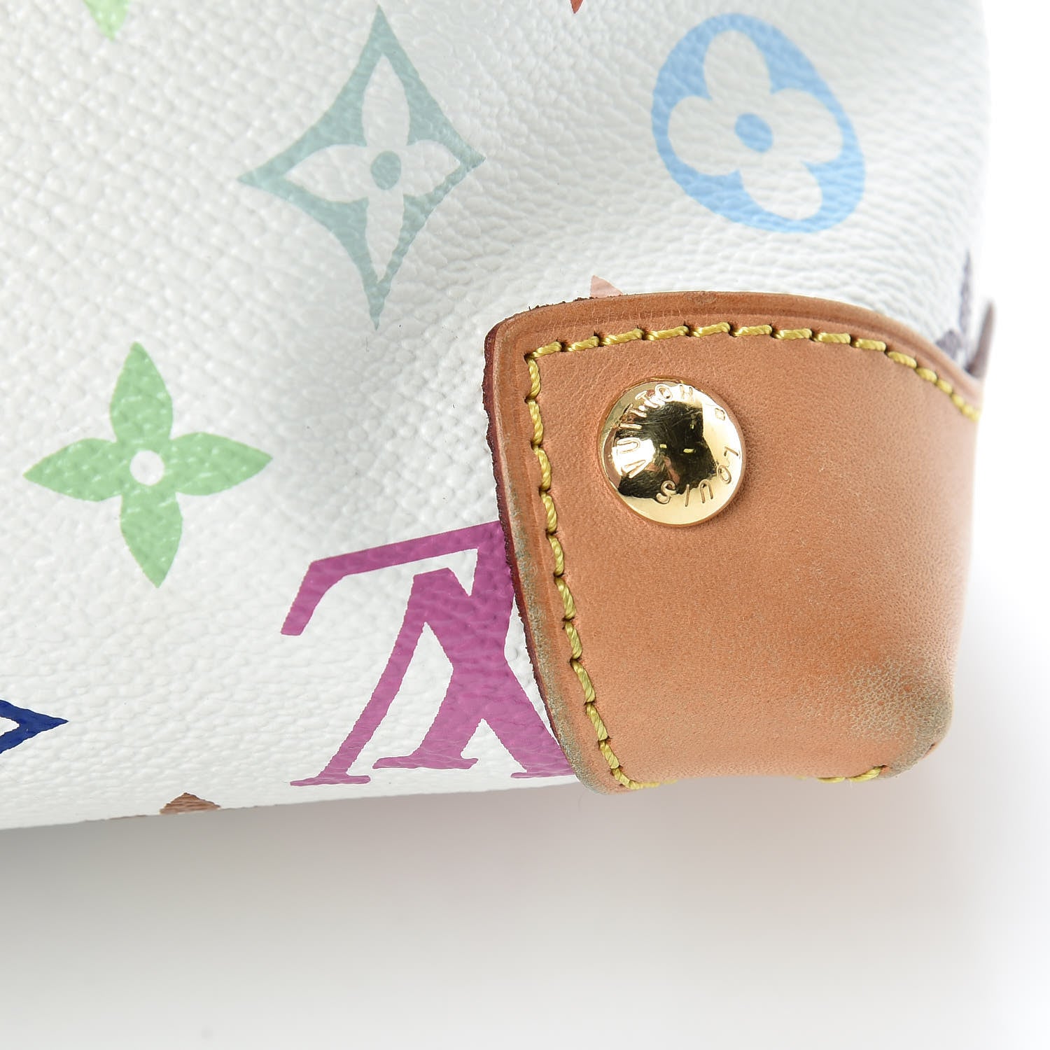 Louis Vuitton Monogram Multicolor Audra White 13 of 16