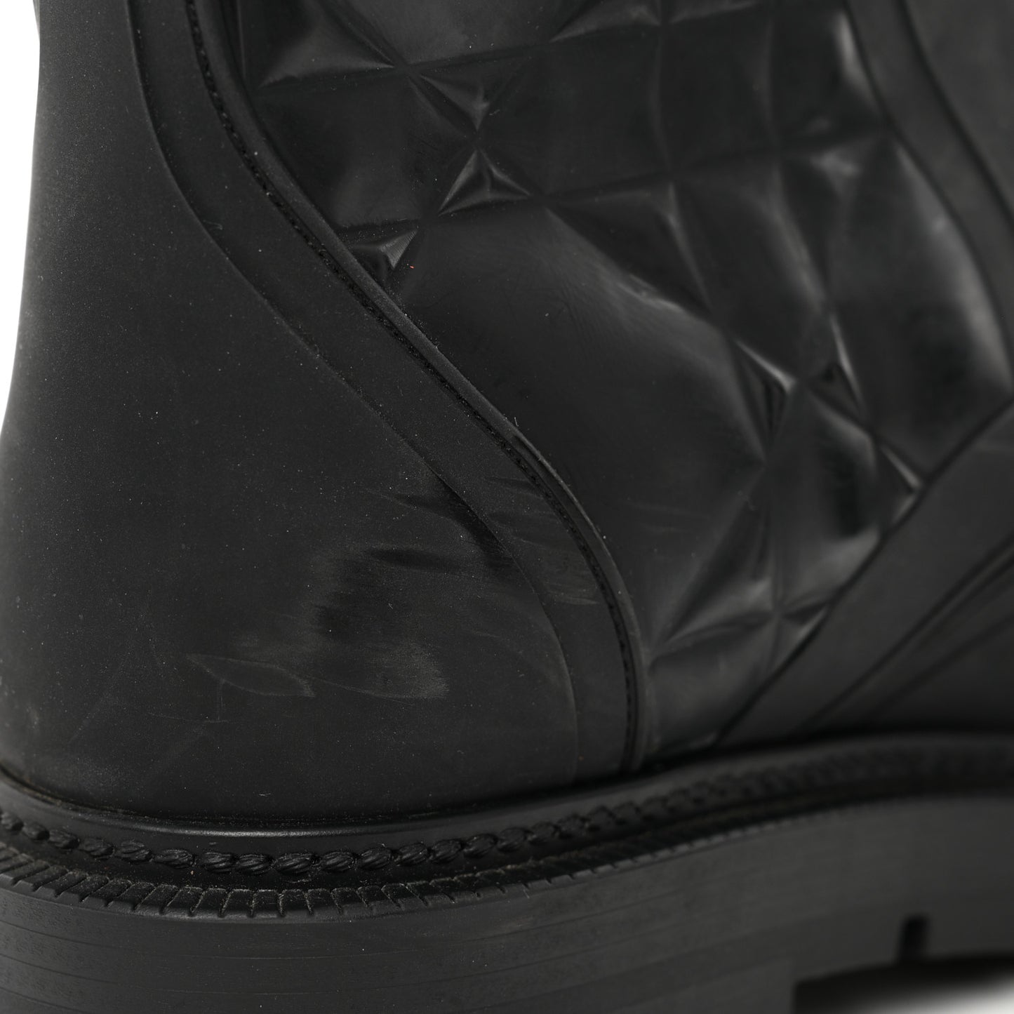 Rubber Macrocannage Dio(r)evolution Ankle Boots 37 Black