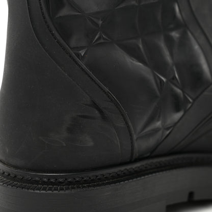 Christian Dior Rubber Macrocannage Dio(r)evolution Ankle Boots 37 Black 5 of 9