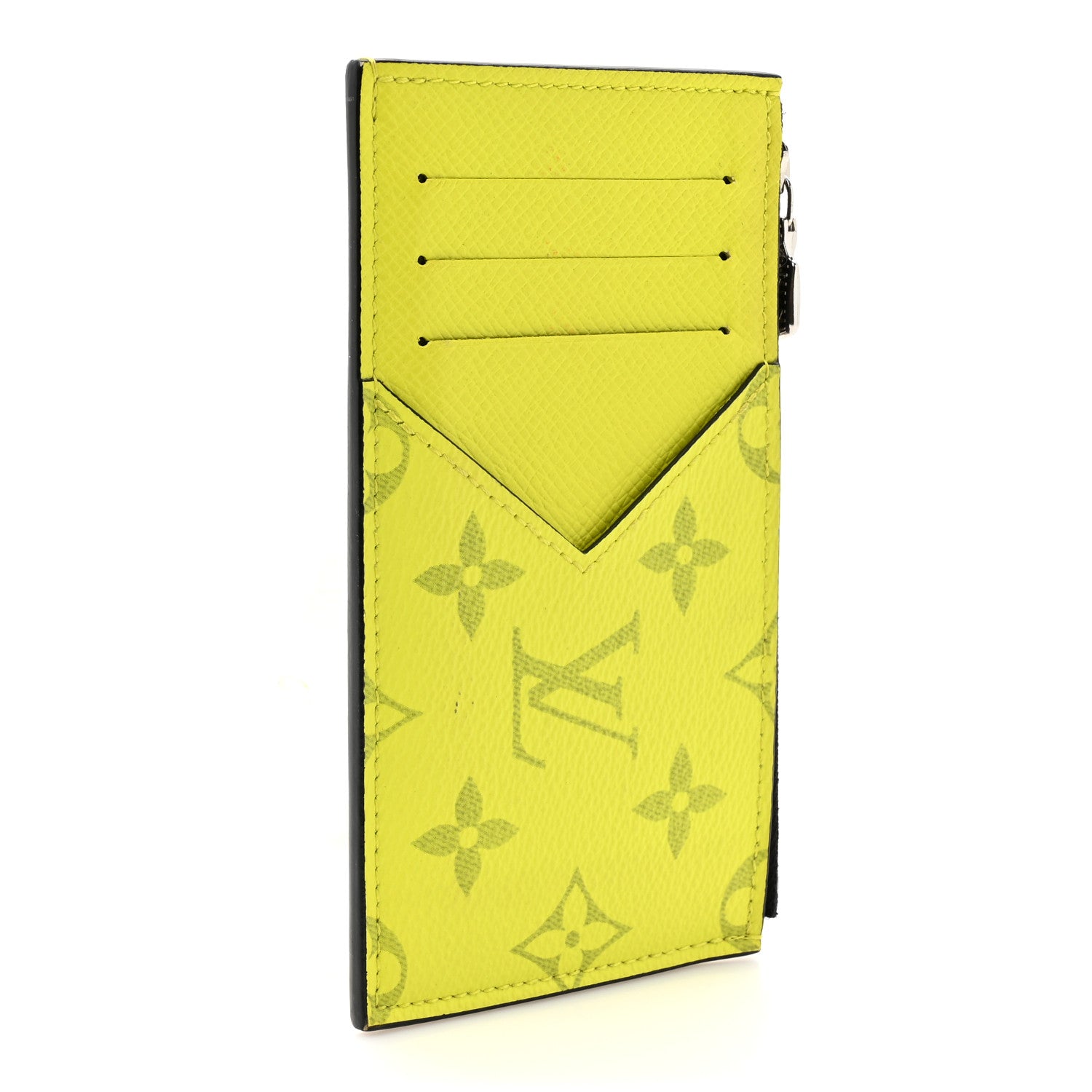 Louis Vuitton Monogram Taiga Coin Card Holder Yellow 4 of 10