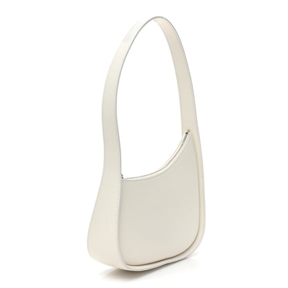 The Row Smooth Calfskin Half Moon Shoulder Bag New Ivory 3 of 8