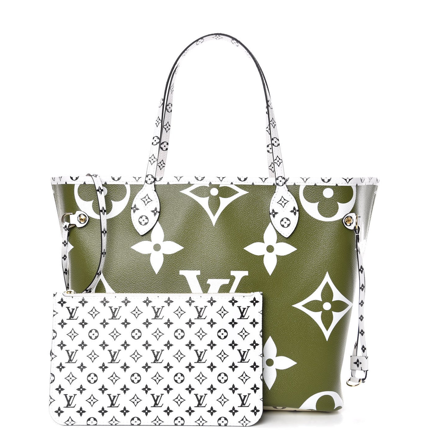 Monogram Giant Neverfull MM Kaki
