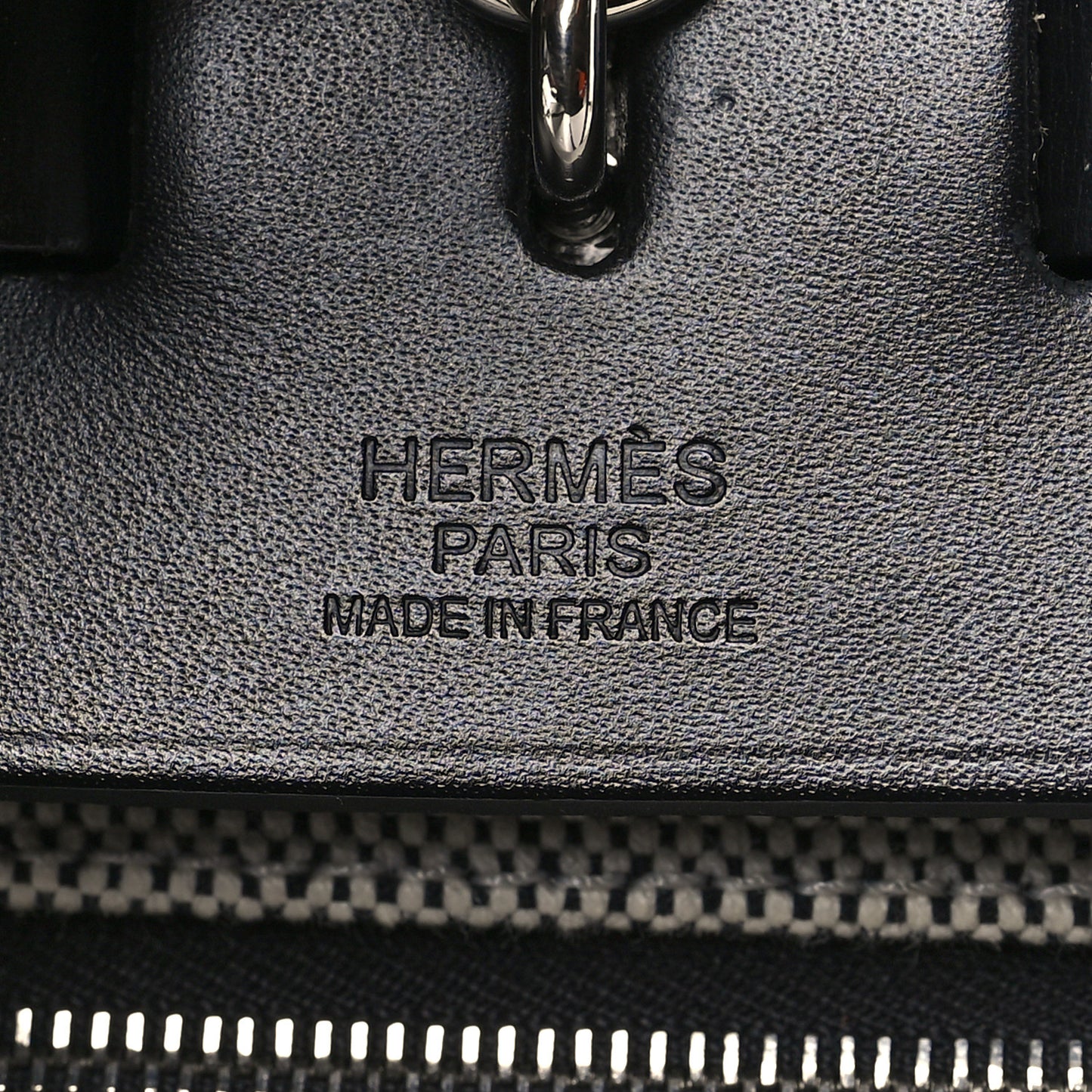 Toile H Berline Vache Hunter Herbag Zip 39 MM Bleu Saphir Black