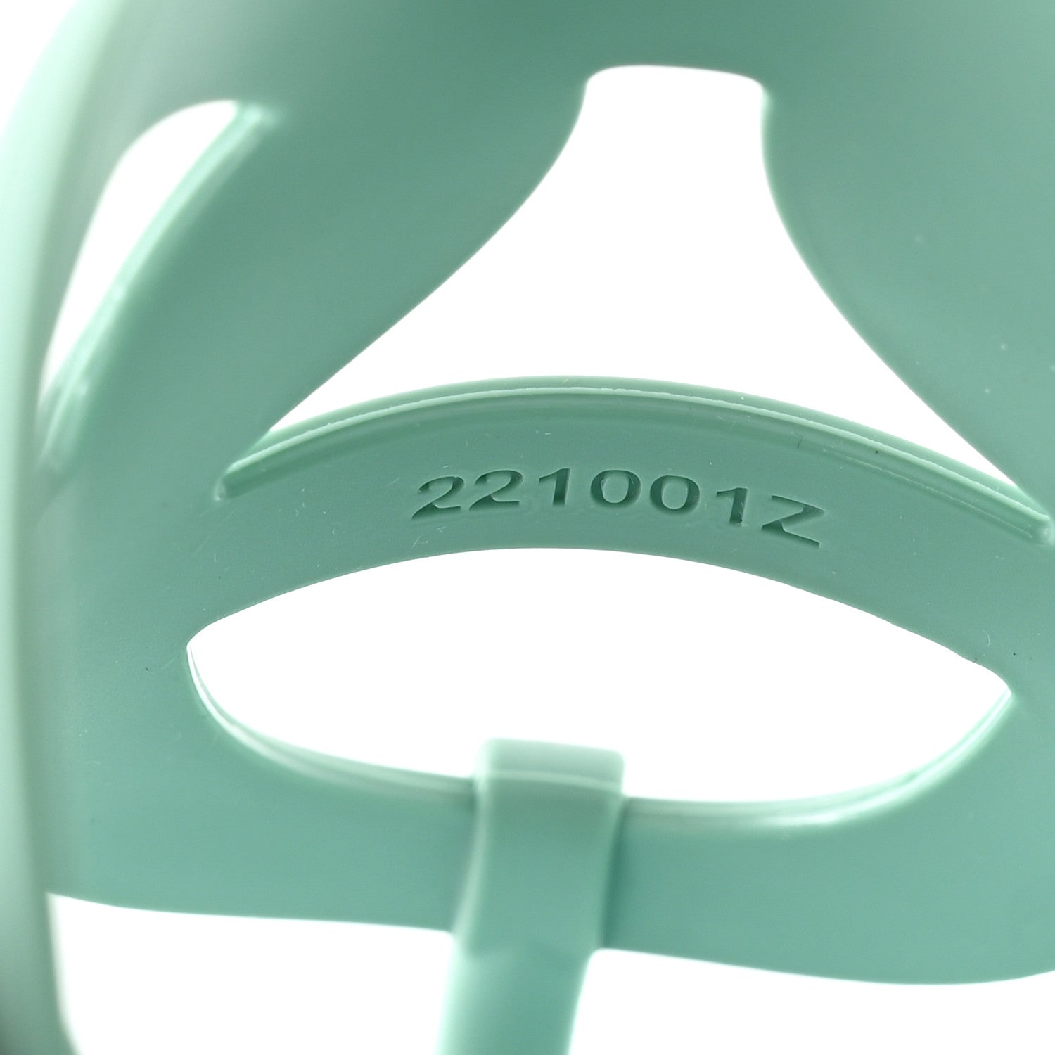 Hermes Rubber Womens Egerie Sandals 40 Vert Embrun 8 of 9