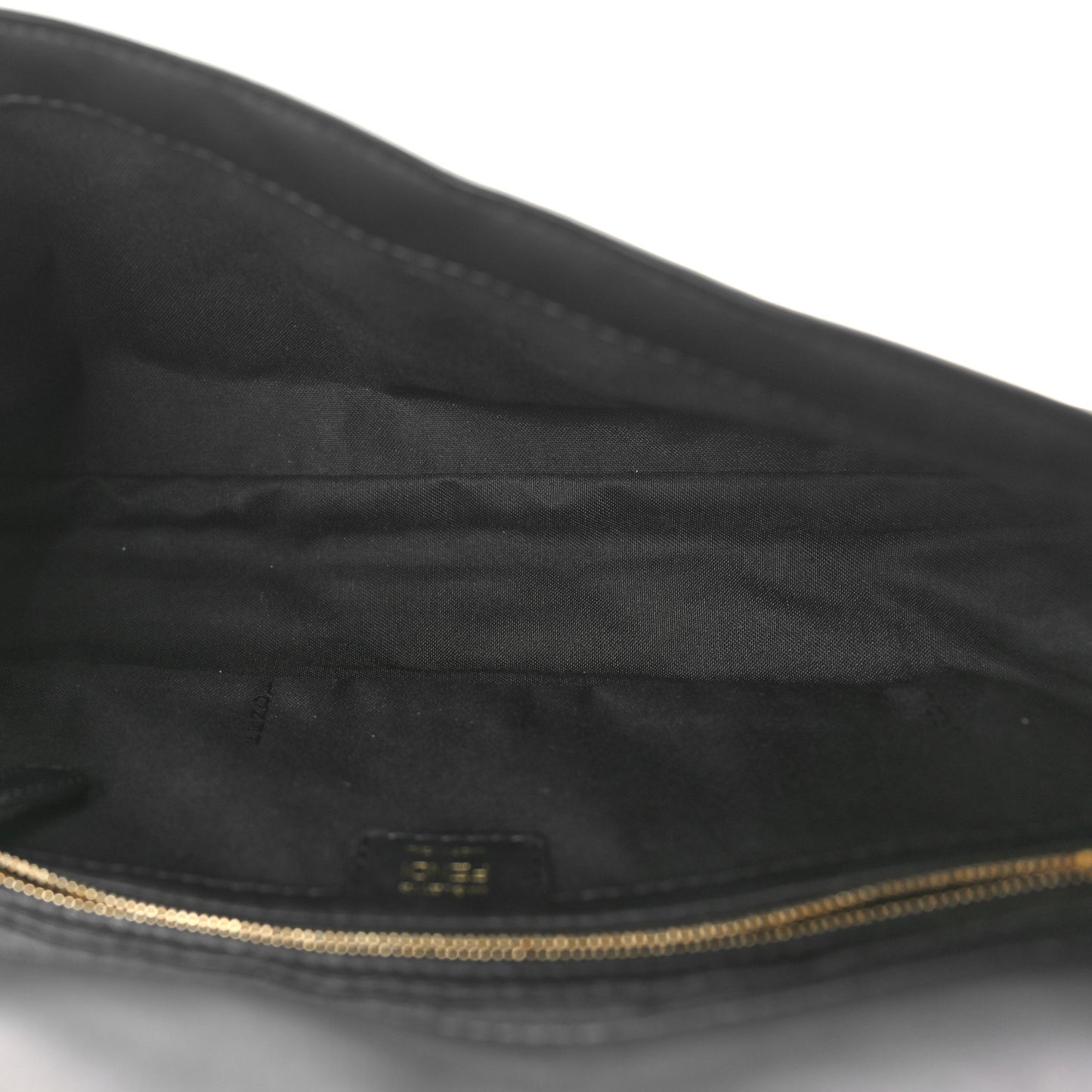Nappa FF 1974 Embossed Baguette Black