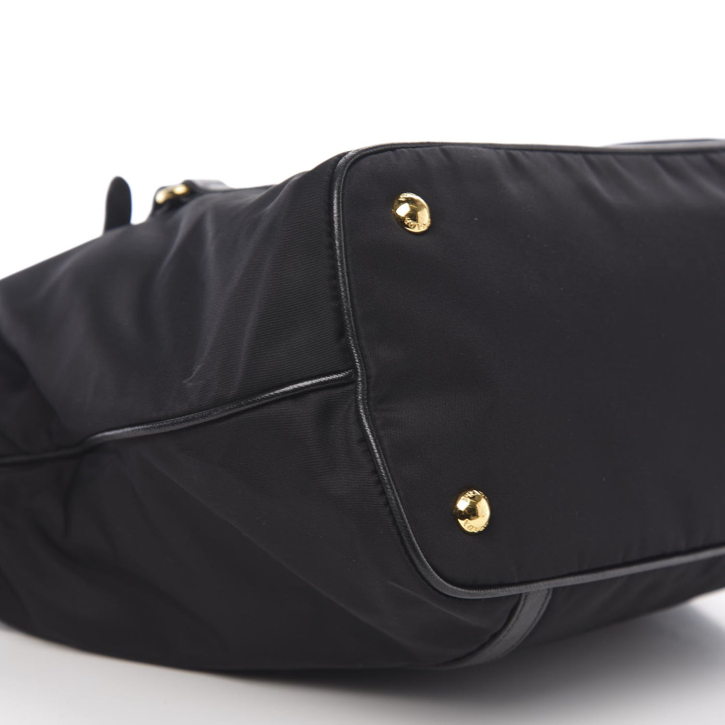 Tessuto Nylon Saffiano Tote Black
