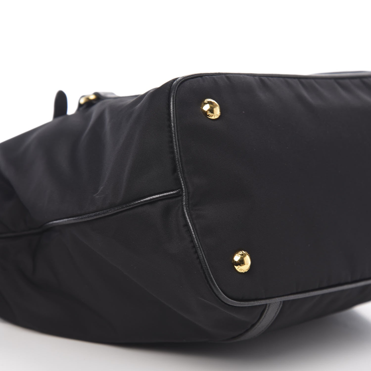 Prada Tessuto Nylon Saffiano Tote Black 6 of 8