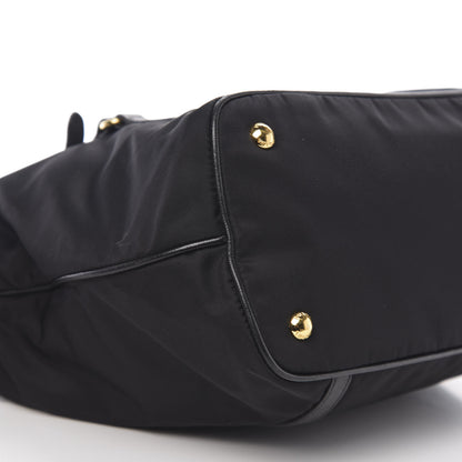 Prada Tessuto Nylon Saffiano Tote Black 6 of 8