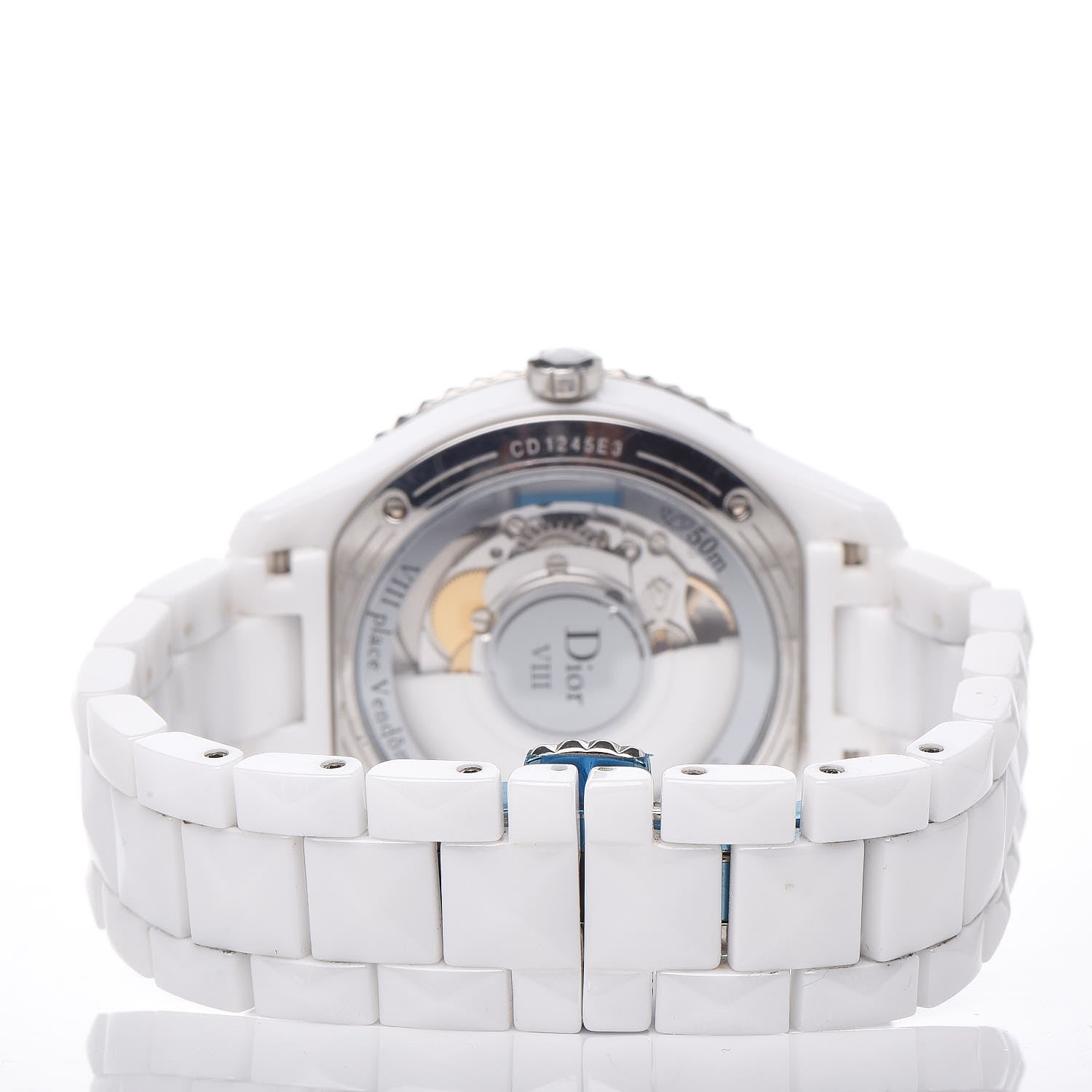 Christian Dior Stainless Steel Ceramic 38mm Dior VIII Automatic Watch White 4 of 6
