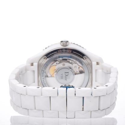 Christian Dior Stainless Steel Ceramic 38mm Dior VIII Automatic Watch White 4 of 6