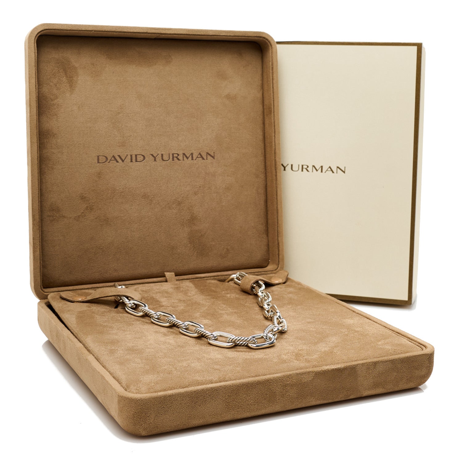 David Yurman Sterling Silver 11mm Madison Chain Toggle Necklace 6 of 6